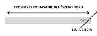 Cięcie na wymiar profilu aluminiowego pod kątem
