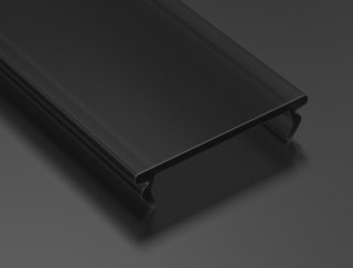 Klosz Double PMMA Czarny - 2m