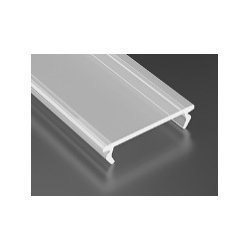Klosz Double mrożony - 1 metr - do profilu aluminiowego Klosz Double mrożony - 1 metr - do profilu aluminiowego