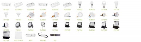 Mi.Light PANEL naścienny 4-STREFOWY RGB+WW+CW | czarny