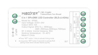 Miboxer sterownik do taśma LED cyfrowa digital IC SPIB5 5in1 SPI Bluetooth+RF LED