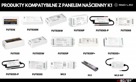 PANEL MONO/CCT NAŚCIENNY, POKRĘTŁO CR2032 K1
