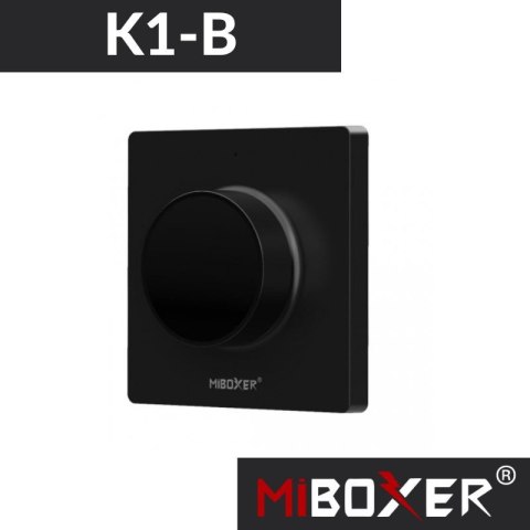 PANEL MONO/CCT NAŚCIENNY, POKRĘTŁO, CZARNY CR2032 K1-B