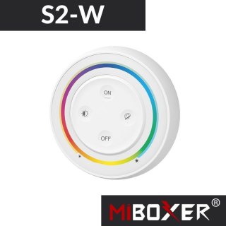 PANEL NAŚCIENNY RGB+CCT OKRĄGŁY 1-STREFOWY 2XAAA BIAŁY S2-W