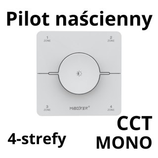 Panel naścienny K0S-W biały 4-strefowy