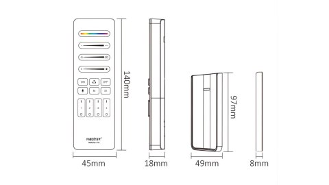Pilot do taśm Cyfrowych C10-W Biały SPI