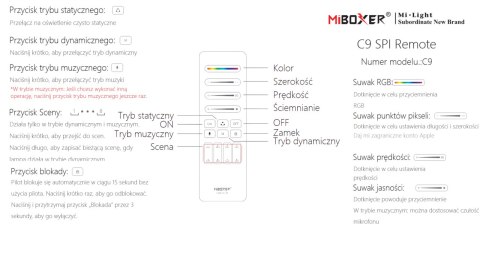 Pilot do taśm Cyfrowych C9 miboxer