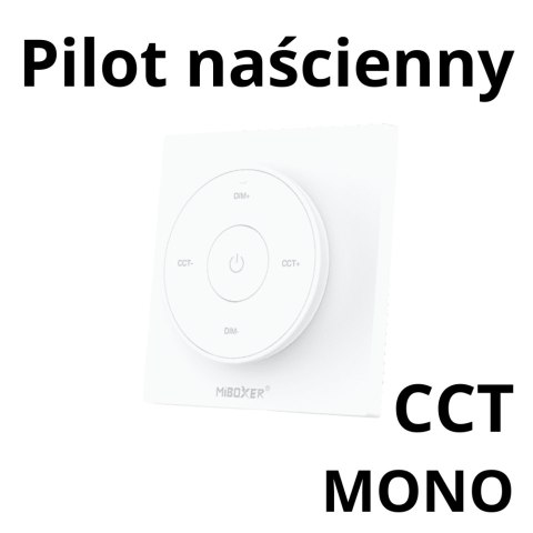 Pilot naścienny do taśm LED MONO i CCT K2-W biały 1-strefowy