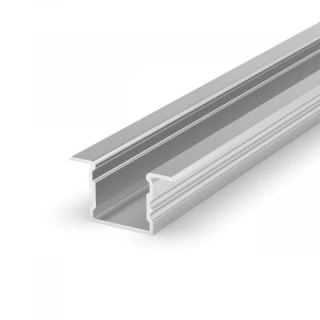 Profil LED wpuszczany P18-2 srebrny - 1m