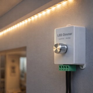 Ściemniacz do taśm LED DIM-K2 12V/24V 10A manualny pokrętło KNOB