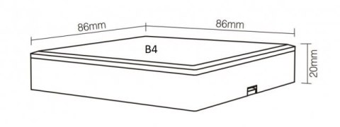 Sterownik Mi-Light B4 2xAAA RGB/CCT - 4 strefy