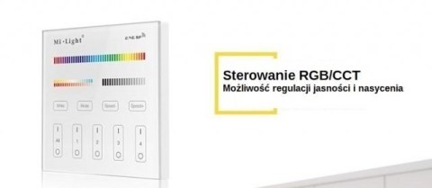 Sterownik Mi-Light B4 2xAAA RGB/CCT - 4 strefy