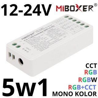 Sterownik SW5 Miboxer to taśm led 5w 1 wifi 2,4G
