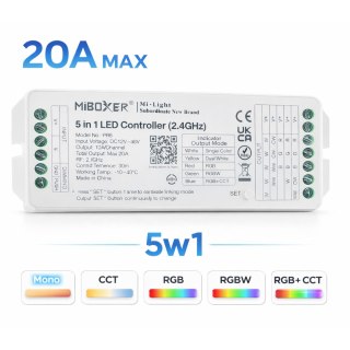 Sterownik do taśm LED PR5 RF 2.4G 20A 5in1 MiBoxer