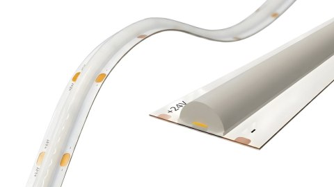 Taśma LED COB DOB Lunvero 10W linia światła 24V 4000K 8mm -1metr