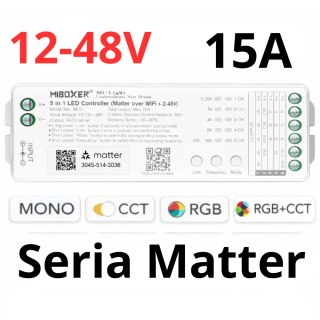 Uniwersalny Sterownik do taśm smart home 5W1 WiFi Matter Over ML5