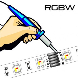Usługa lutowania taśmy z taśmą RGBW