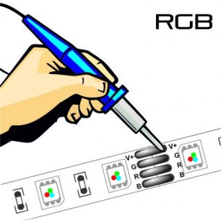 Usługa lutowania taśmy z taśmą RGB
