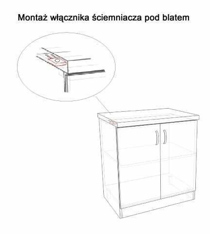 Włącznik ściemniacz LED do mebli