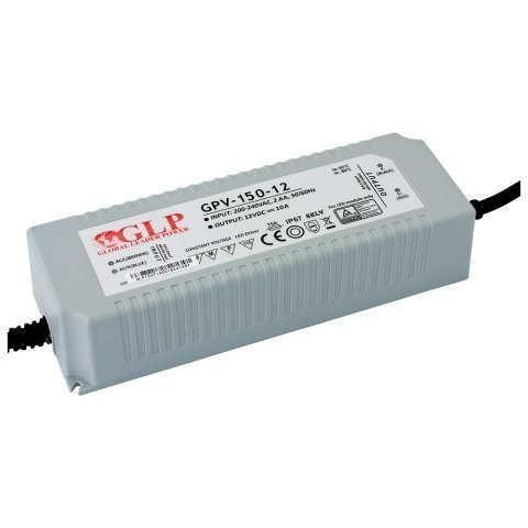 Zasilacz LED GPV-150 12V 150W IP67 hermetyczny - GLP