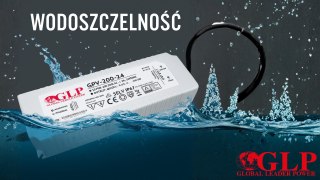 Zasilacz LED napięciowy 12V 200W 16A IP65 hermetyczny - GLP