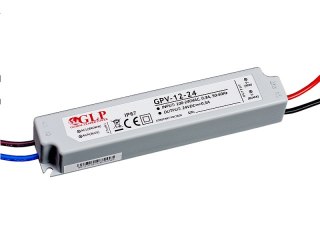 Zasilacz LED napięciowy 24V 12W 0,5A IP67 hermetyczny IP67 - GLP