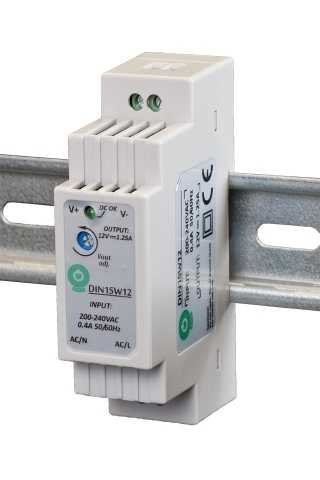 Zasilacz na szynę DIN 15W 12V