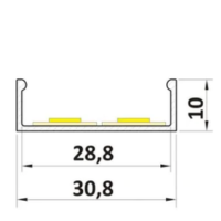 Profil LED nawierzchniowy P13-1
