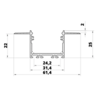 Profil LED GK22-7