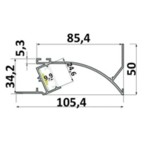 Profil LED TOPO