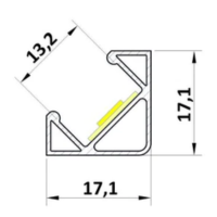 Profil LED kątowy P3-1