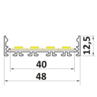 Profil LED nawierzchniowy P20-1