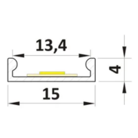 Profil LED nawierzchniowy P4-3