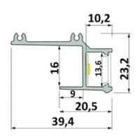 Profil LED typ APA16