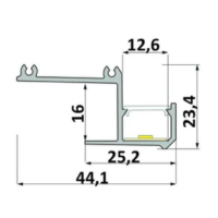 Profil LED typ IPA16