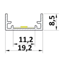 Profil LED hermetyczny P11-1