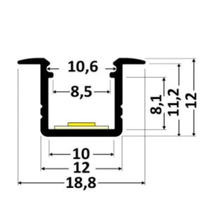 Profil SMART-IN10 AC2/Z wpuszczany