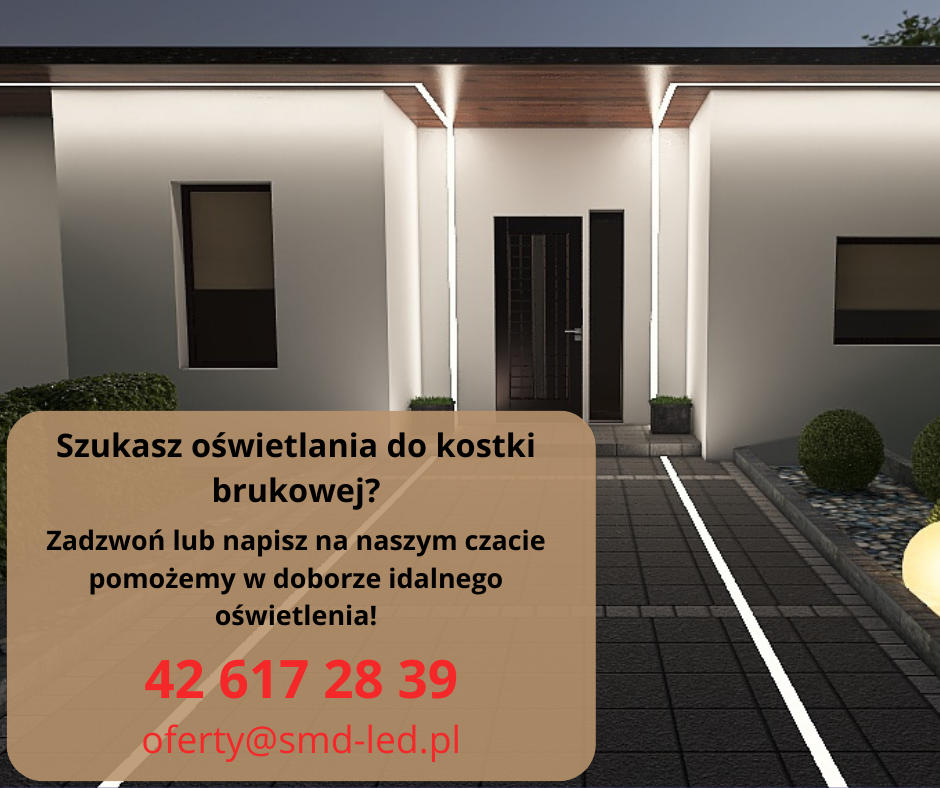 Profil do kostki brukowej LED